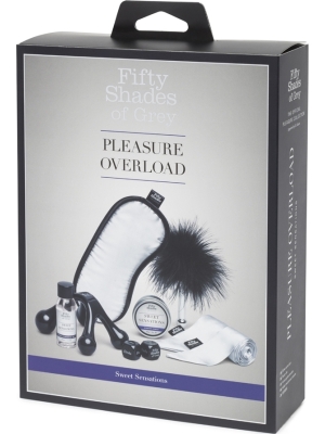 FIFTY SHADES OF GREY PLEASURE OVERLOAD SWEET SENSATIONS KIT 7 PIECES