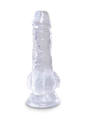 King Cock Clear 5" Cock with Balls