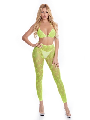 Sexy Women's Costume All About Leaf - Green O/S