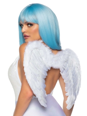 Marabou feather angel wings