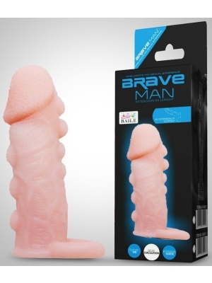 Brave Man Penis Sleeve - Flesh