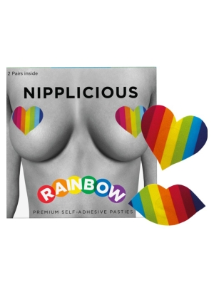 Nipplicious Rainbow Nipple Pasties - Nipple Covers