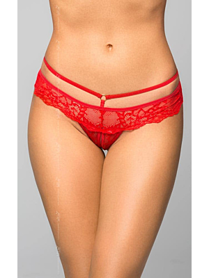 Women's G-string underwear - Red - M/L & S/M