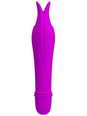 Small Silicone Vibrator Edward (Purple) - Pretty Love