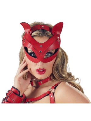 Bad Kitty Cat Mask - Red
