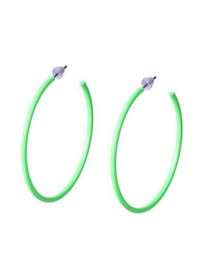 Neon Green Earrings