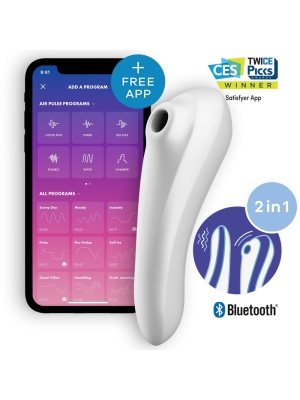 Satisfyer Dual Pleasure Bluetooth and App (white)