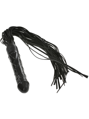 Dildo with Whip Tail 68 cm (Black) - Guilty Toys