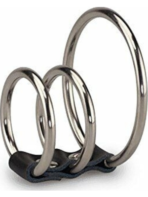 Penis Ring Triple Steel 