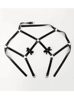 Fetish Cute Bottom Harness with Eco Leather