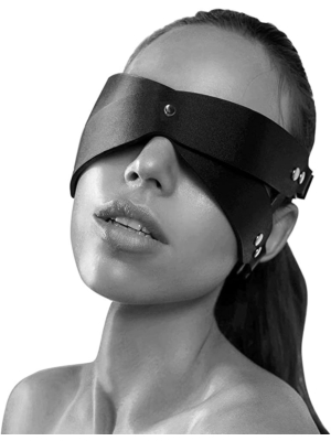 Eye Mask with 2 Faces, Black