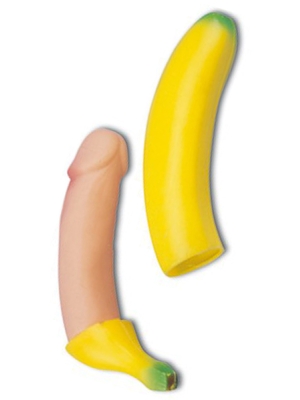 Banana Penis Realistic Dildo - NS Novelties - Yellow - Skin