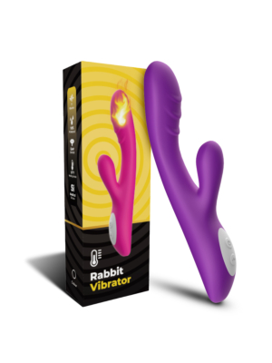  Heating Rabbit Vibrator Spark - Purple