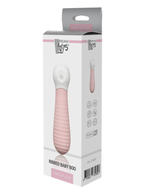DREAM TOYS RIBBED BABY BOO PINK