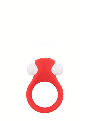 Dreamtoys Lit-Up Stimu - Silicone Vibrating Cock Ring Red - Penis Ring - Waterproof