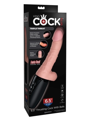 Thrusting Cock with balls 6" Pipedream
