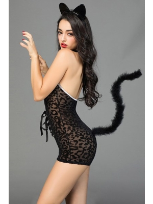 Sexy Feline Costume - OS