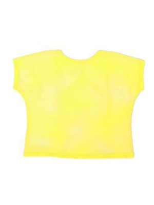 XL Yellow Mesh Top