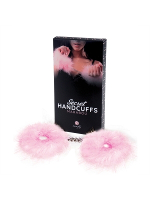 Secret Play Marabou Handcuffs - Pink