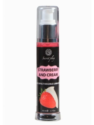 Hot Effect Kissable Lubricant Strawberry 50ml - Secret Play