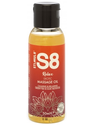 S8 Massage Oil Green Tea & Lilac Blossom 50ml