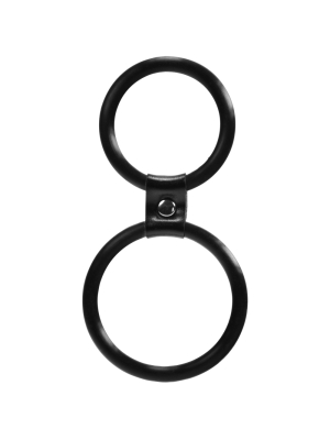 Linx Dual Ring Cock Ring Black OS