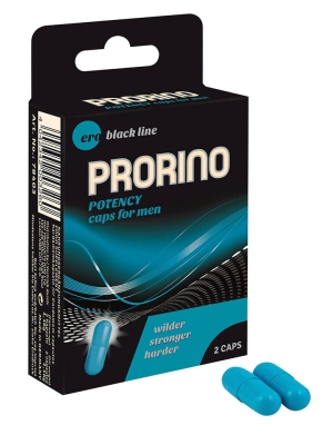 Hot Ero Prorino Black Line Potency Caps For Man 2 Pack