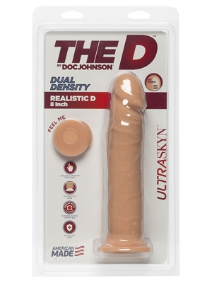 The D Dual Density Realistic Dildo 20cm (Vanilla) - Doc Johnson