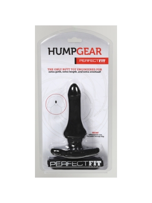Perfect Fit Hump Gear Butt Plug - Black