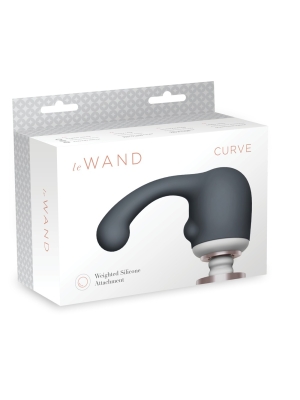 Le Wand Curve  Weighted Silicone Attachment  Grey OS