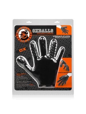 Oxballs Finger Fuck Glove Black 