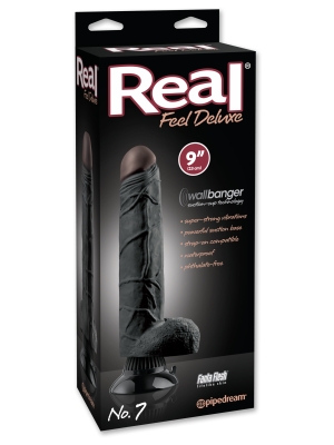 Pipedream Real Feel Deluxe No 7 Black 9in