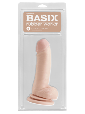 Basix Basix Suction Cup Dong Flesh 8in
