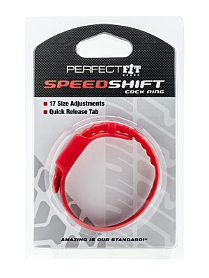 Perfect Fit Speed Shift Cock Ring Red