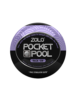 Zolo Pocket Pool Rack Em Purple OS
