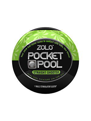 Zolo Pocket Pool Straight Shooter Black/Green OS