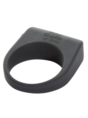Fifty Shades of Grey Secret Weapon Vibrating Cock Ring - Love Ring - Black