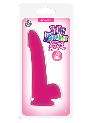 Jelly Rancher Smooth Rider Dildo 15 cm (Pink) - NS Novelties