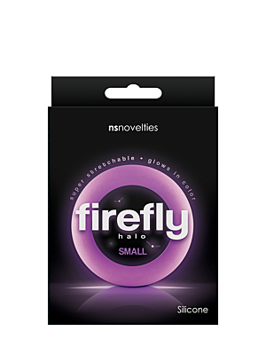 Ns Novelties Firefly Halo Small Cock Ring - Purple