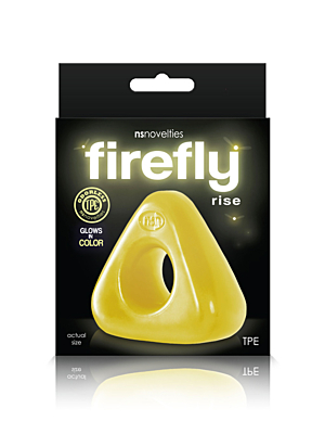  Ns Novelties Firefly Rise Cock Ring - Yellow