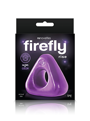  Ns Novelties Firefly Rise Cock Ring - Purple