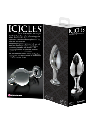 Pipedream Icicles No 25 Hand Blown Glass Massager 