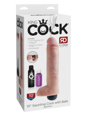 Pipedream King Cock 10 inch Squirting Cock Flesh
