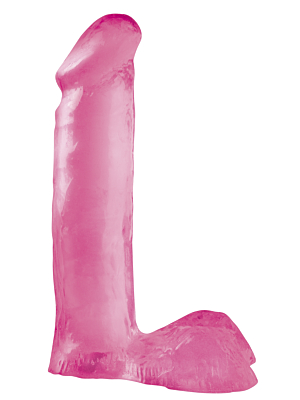Realistic Dong With Balls 19 cm (Pink) - Pipedream Basix Rubber Works