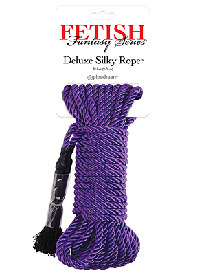 Fetish Fantasy Deluxe Silky Rope Purple 9,75m