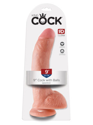 Pipedream King Cock Cock with Balls 8 Inch - Skin