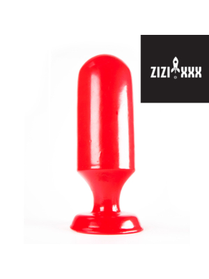ZiZi Maxima Classic Butt Plug  16 cm - Red  - Smooth Surface - Waterproof