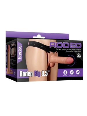 Hollow Strapon with Silicone Dildo Rodeo Big 8.5''