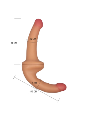Holy Dong - Premium Silicone Double-ended Dildo 1620 Flesh