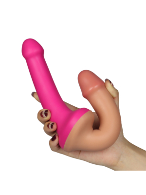 Holy Dong - Premium Silicone Double-ended Dildo 1622 Flesh + Pink